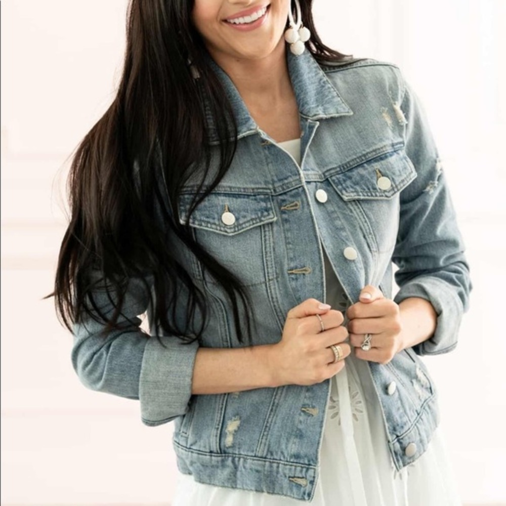 Rachel Parcell Jean Jacket xs
